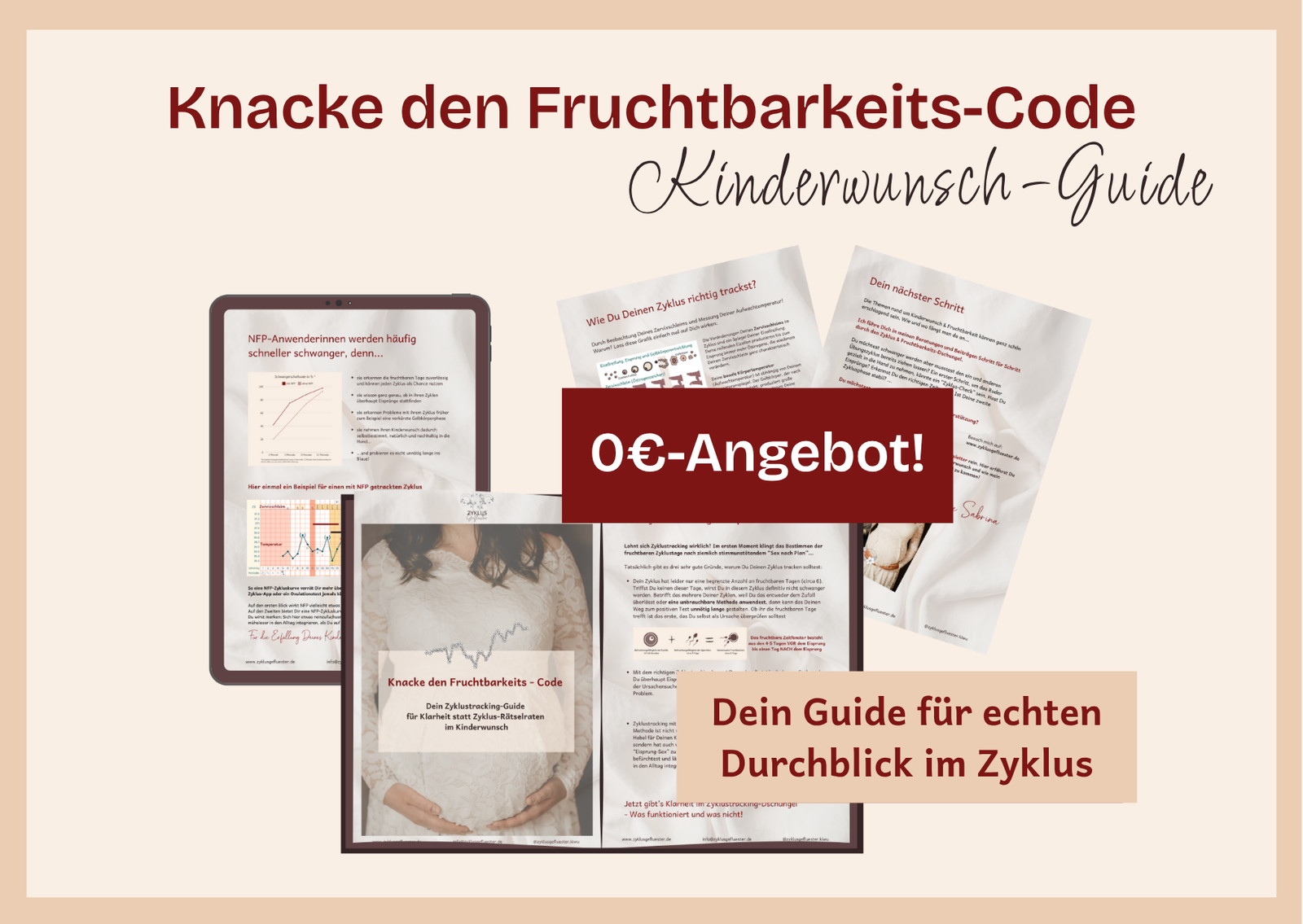 Knacke den Fruchtbarkeits-Code Kinderwunsch Guide zum download