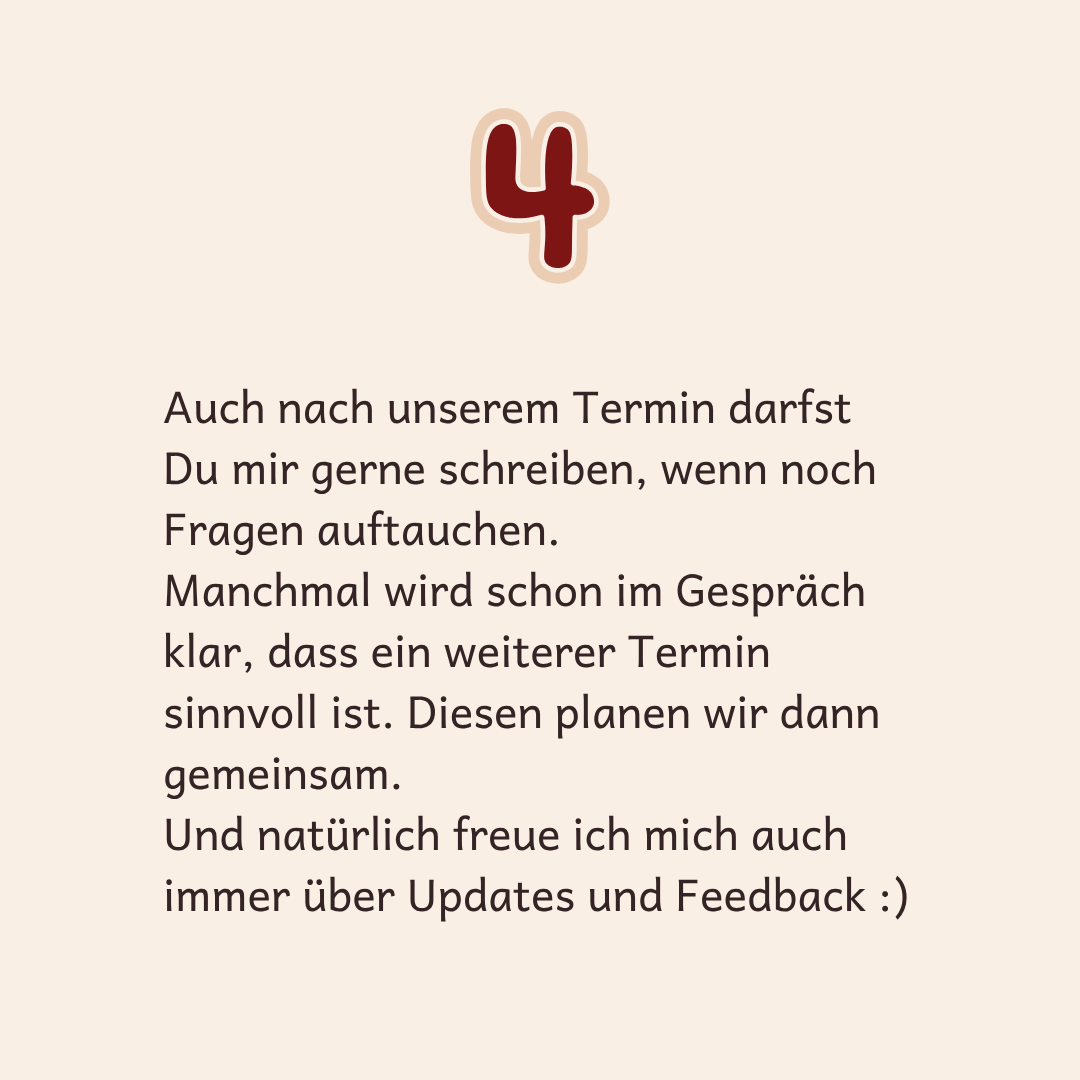 NFP-Sprechstunde Ablauf(3) Ablauf der Beratung Schritt 4