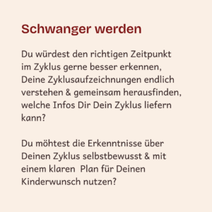 Schwanger werden