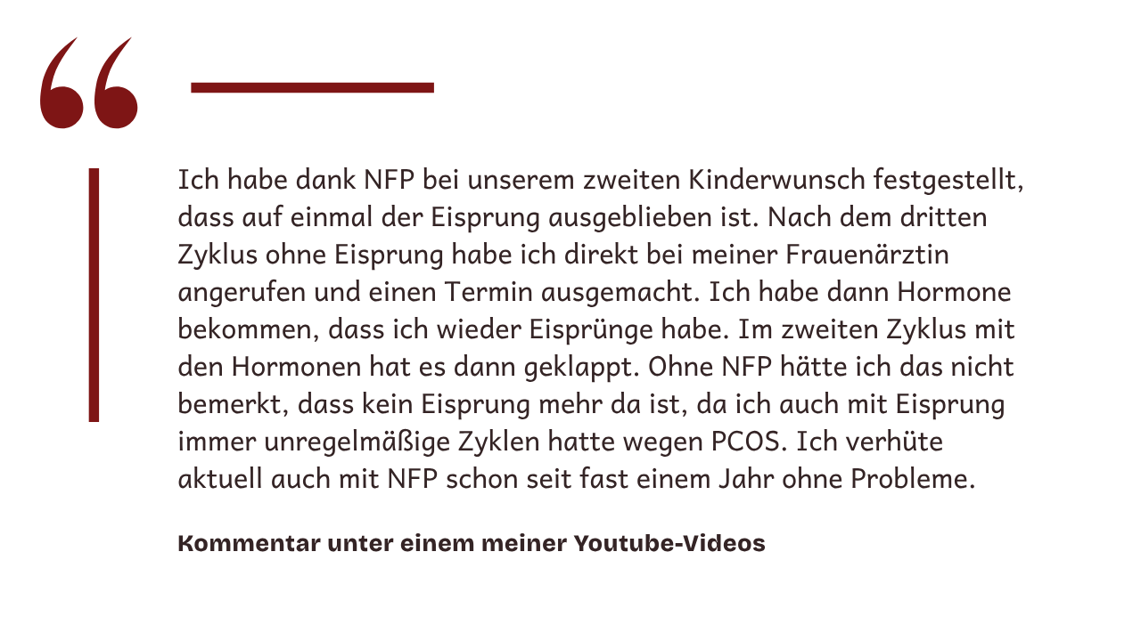 Testimonial NFP Kinderwunsch